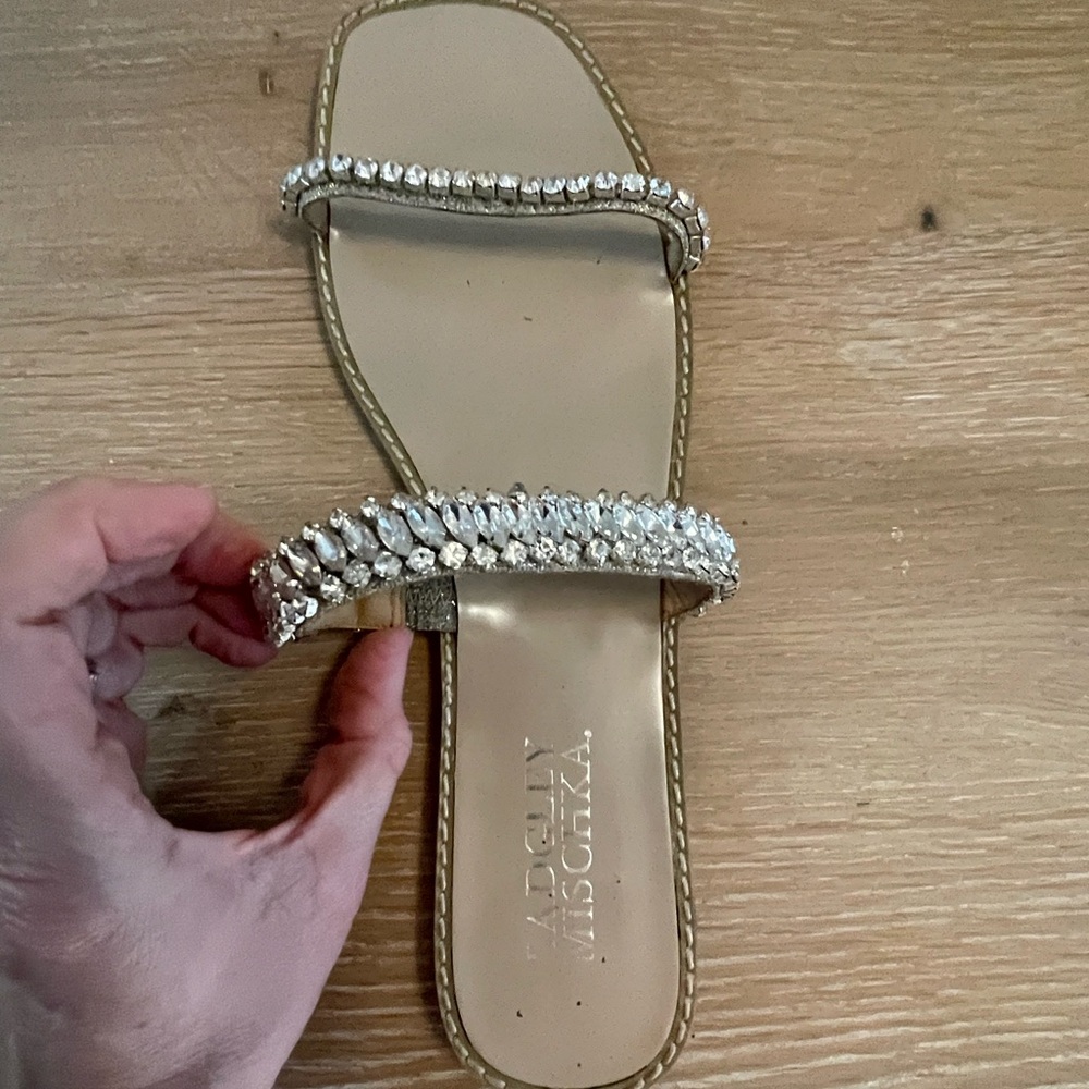 Badgley Mischka Thina size 9.5 worn once!